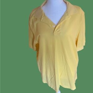 Croft and Barrow Yellow polo shirt